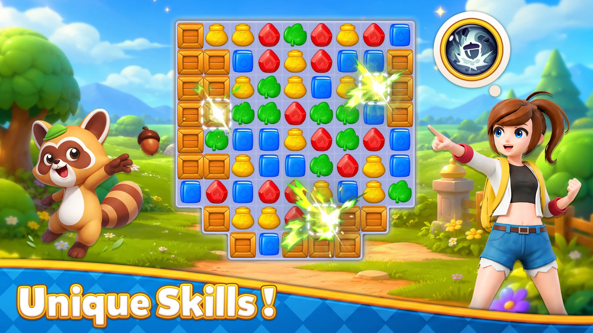 Pal Evo - Match 3 RPG screenshot
