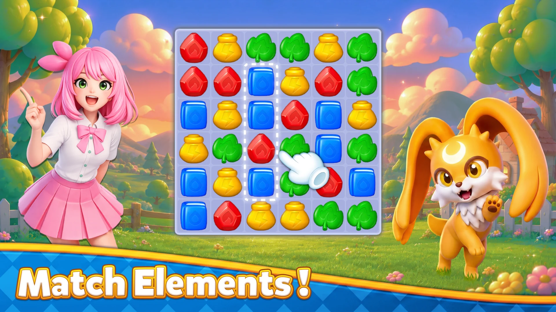 Pal Evo - Match 3 RPG screenshot